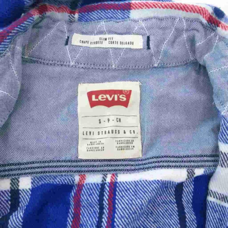 Levi's ヴィンテージ　ネルシャツ　L　ビンテージ　青色　made in　USA 中古・古着通販】LEVI'S VINTAGE CLOTHING (リーバイス ビンテージ