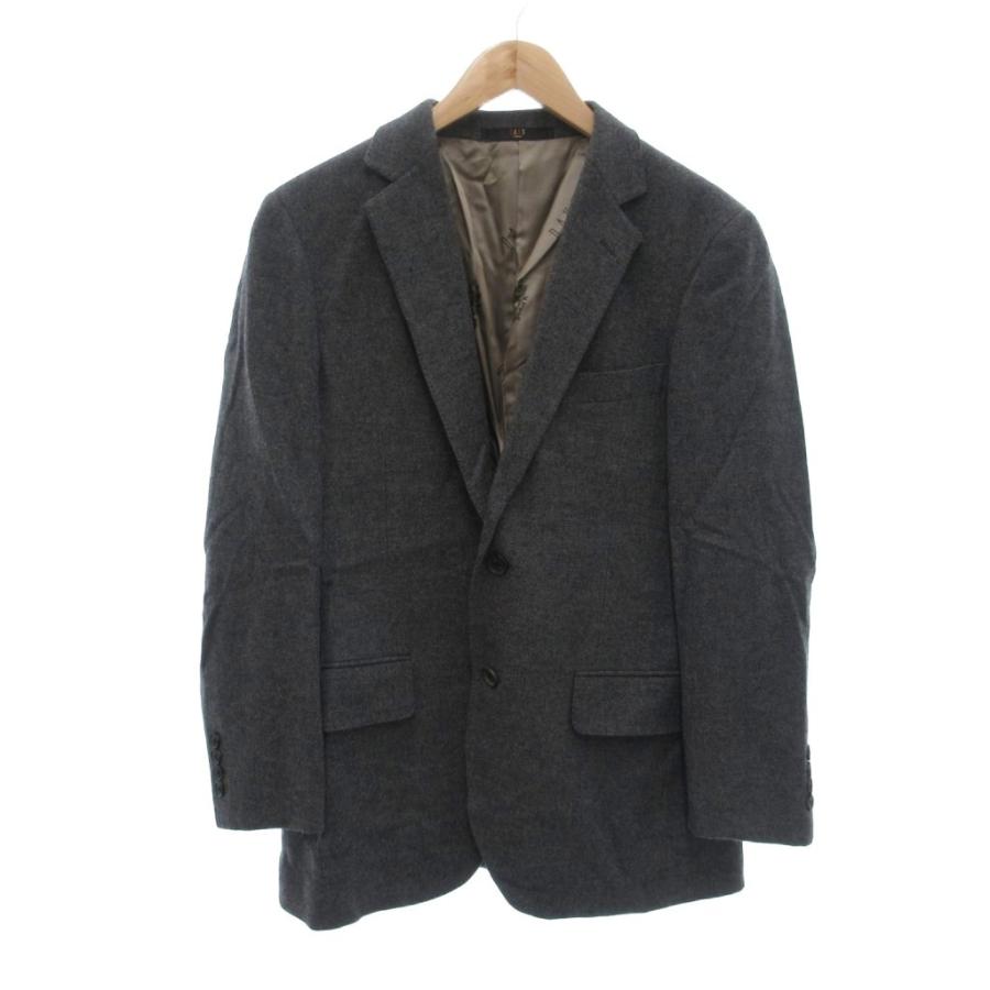 ダックス DAKS テーラードジャケット AL グレー 長袖 カシミヤ 