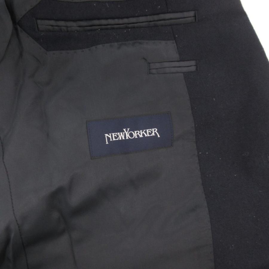 ニューヨーカー NEWYORKER 紺ブレ テーラードジャケット ブレザー 金