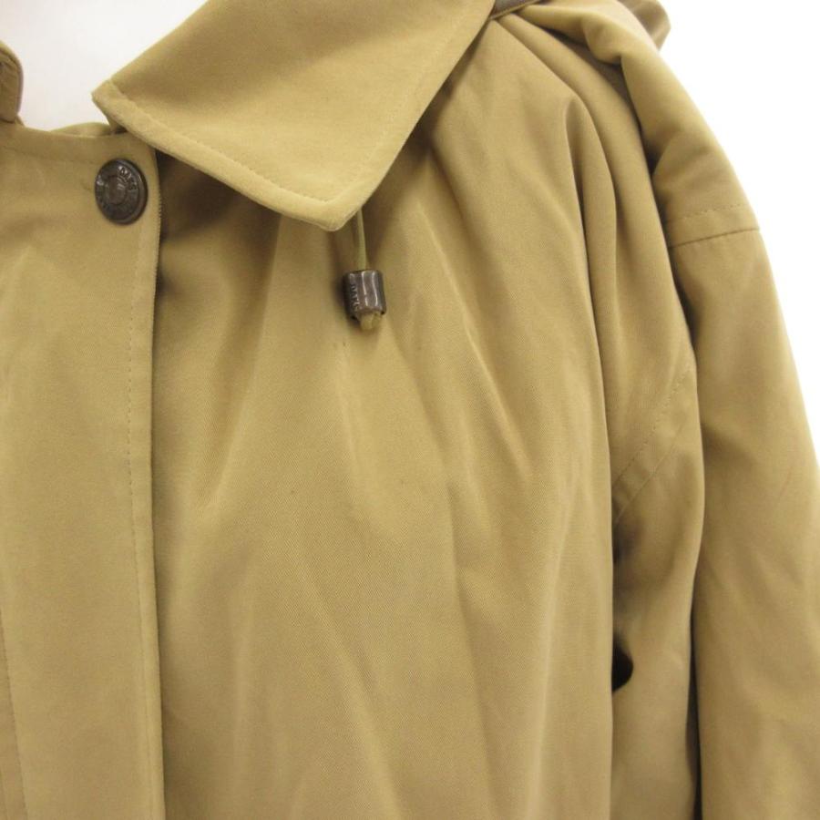 ダックス DAKS ハーフコート フード ジップアップ ジャケット 13 黄