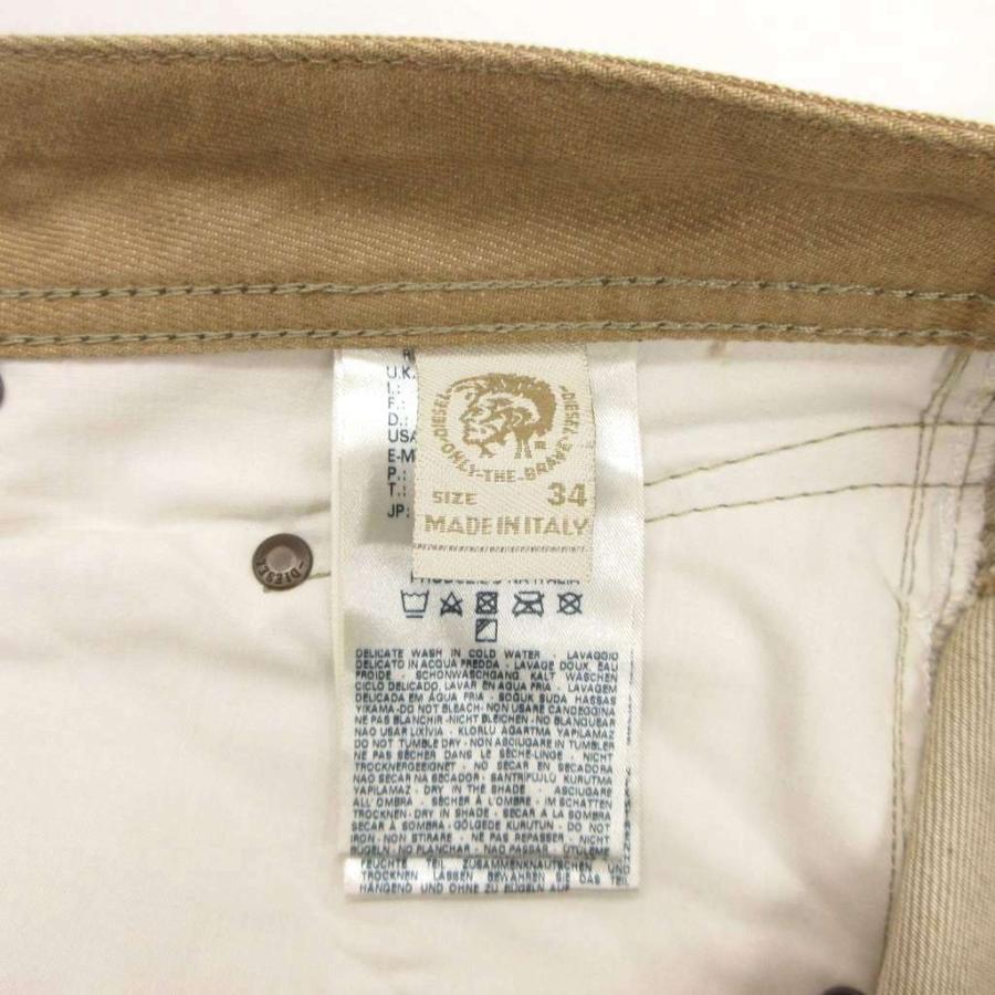 DIESEL（ディーゼル） 美品 デニムパンツ ジーンズ 34 茶 ブラウン 