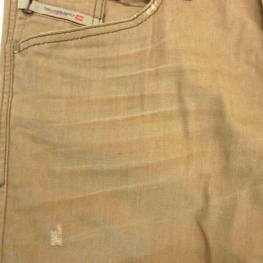 DIESEL（ディーゼル） 美品 デニムパンツ ジーンズ 34 茶 ブラウン 