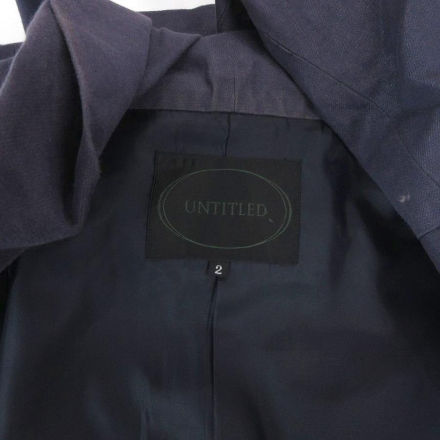 UNTITLED（アンタイトル） フーデッドコート 2 紺 ネイビー 長袖