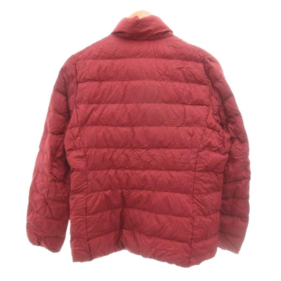 ユニクロ（UNIQLO） ダウンジャケット XL 赤 レッド スタンドカラー