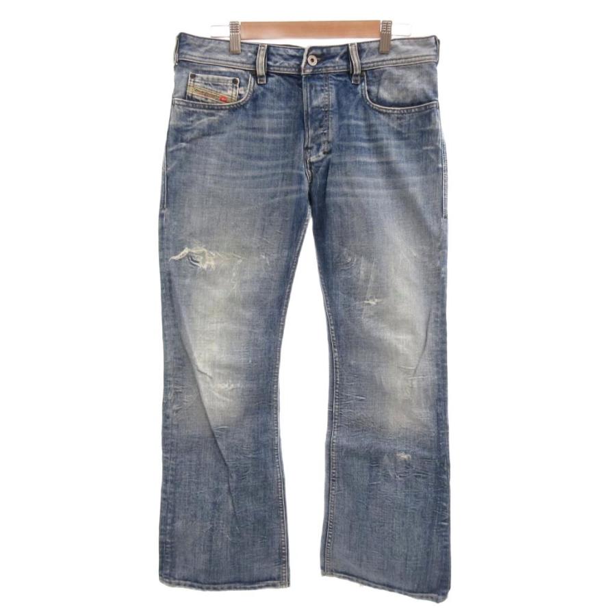 DIESEL（ディーゼル） デニムパンツ ダメージジーンズ ボタンフライ 