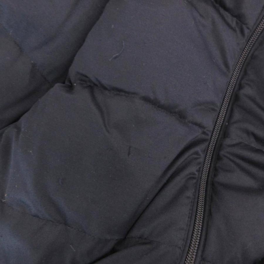 ユニクロ（UNIQLO） ストレッチダウンコート フード ひざ丈 XL 紺