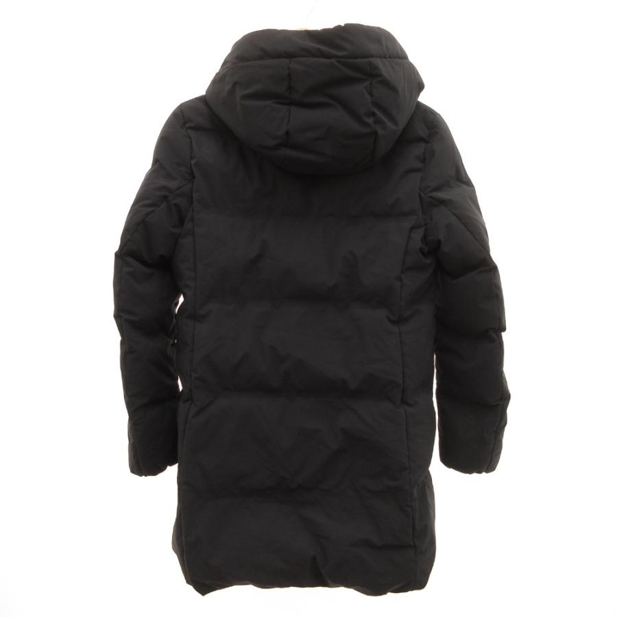 ユニクロ（UNIQLO） ダウンコート ロング丈 ナイロン M 黒 ブラック