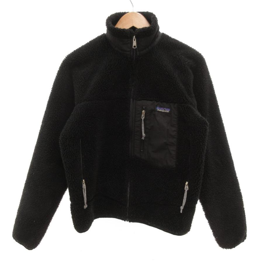 patagonia フリースジャケット S 黒 中古・古着通販】Patagonia