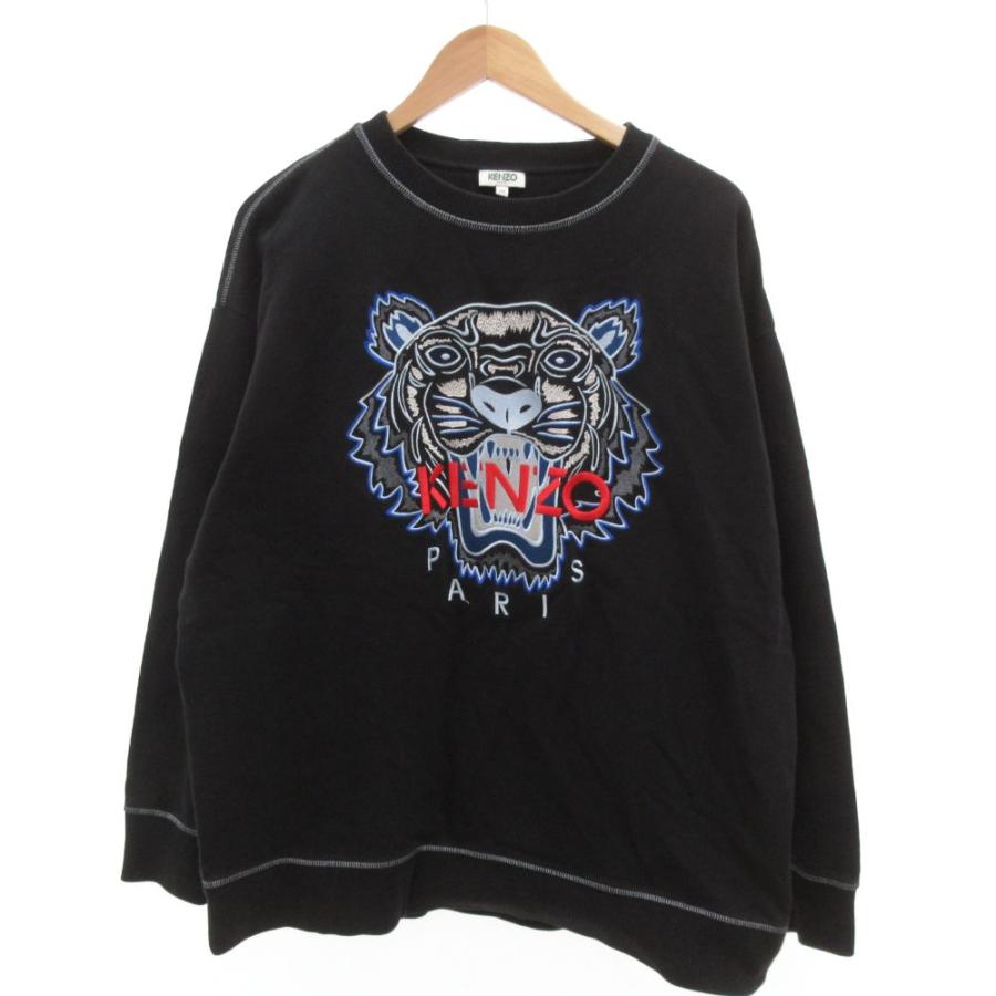 KENZO トラ刺繍 スウェット M 黒 【公式通販】