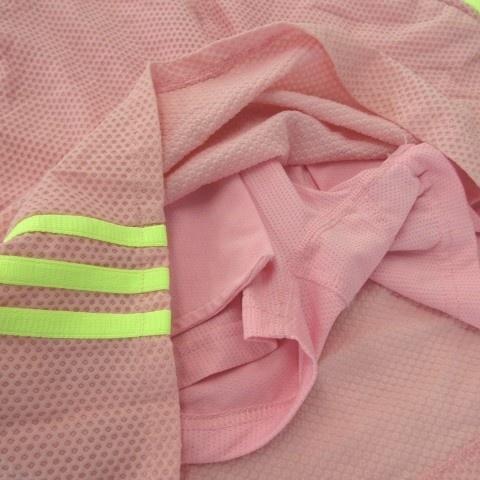 新品 アディダス セットアップ バイカラー 桃色 ストレッチスカート 長袖モック adidas（アディダス） セットアップ 2点セット ジャケット スコート