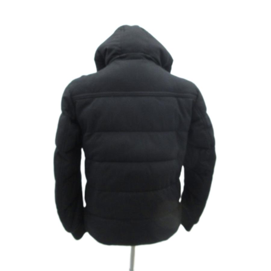 ユニクロ（UNIQLO） ダウンジャケット ミドル丈 M 黒 ブラック フード