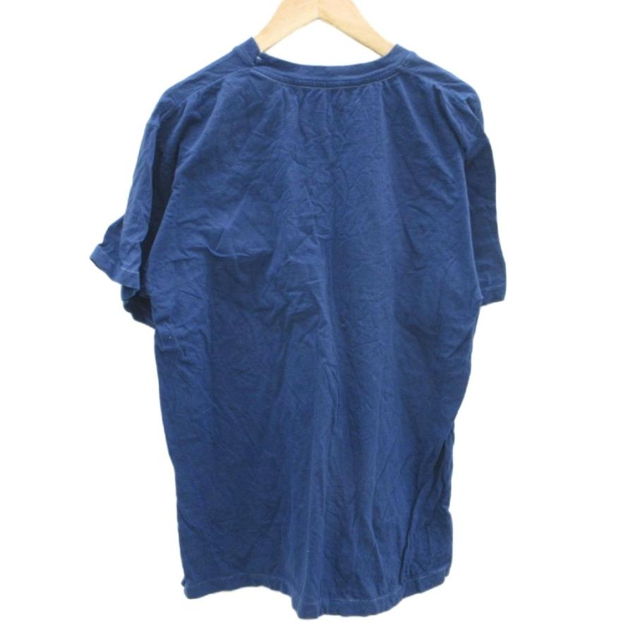 テンダーロイン TENDERLOIN Tシャツ カットソー L 紺 ネイビー 半袖