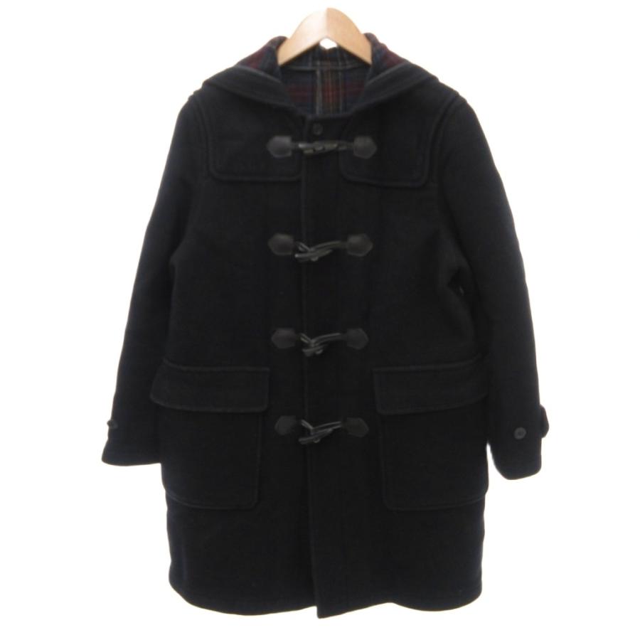 ザ スコッチ ハウス The Scotch House 美品 ダッフルコート 160A 黒 