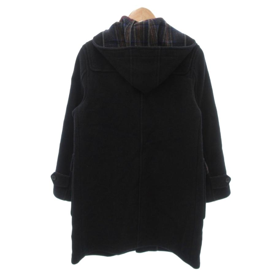 ザ スコッチ ハウス The Scotch House 美品 ダッフルコート 160A 黒 