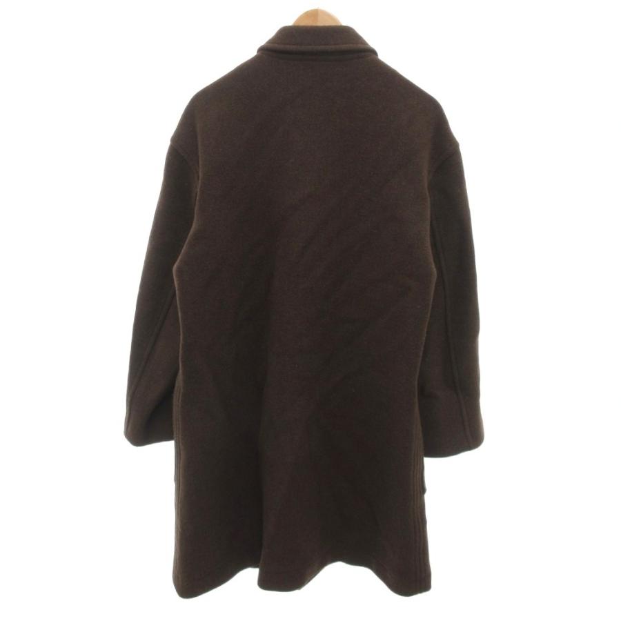 パパス Papas 美品 ダッフルコート ウール M 茶色 ブラウン トグル