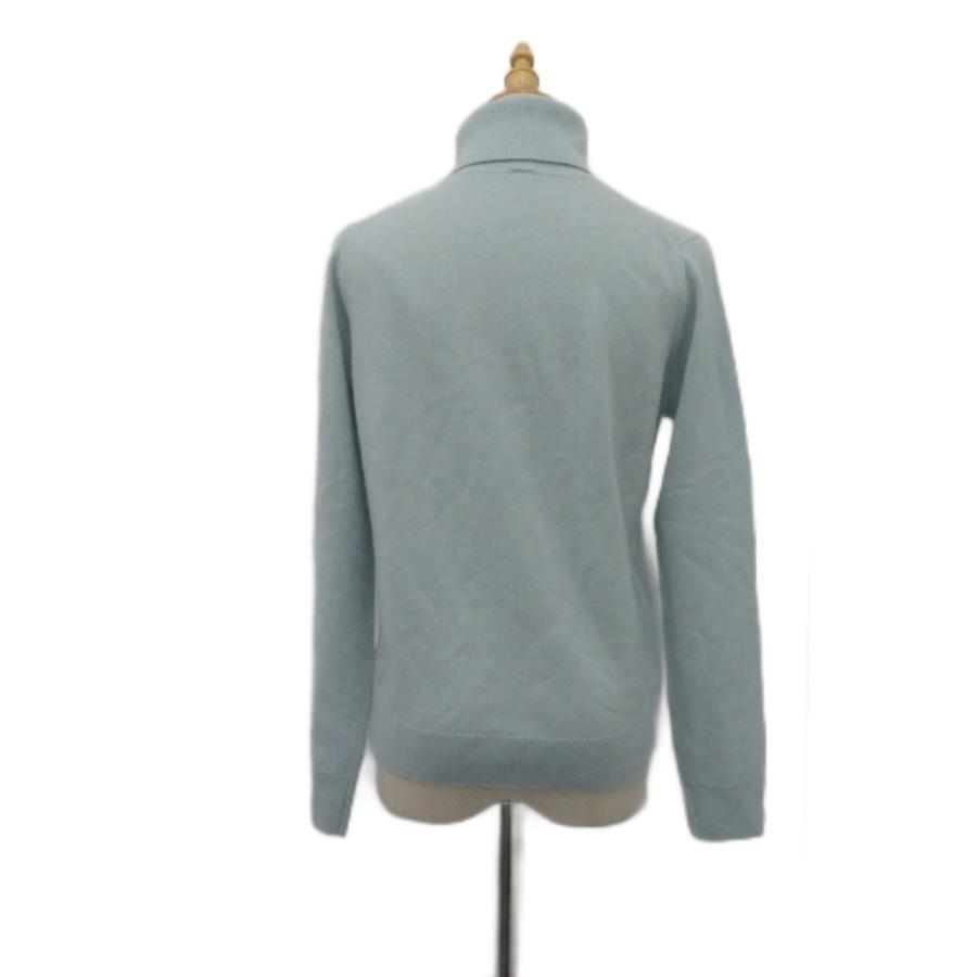 ユニクロ（UNIQLO） ニット セーター カシミヤ M 水色 ライトブルー
