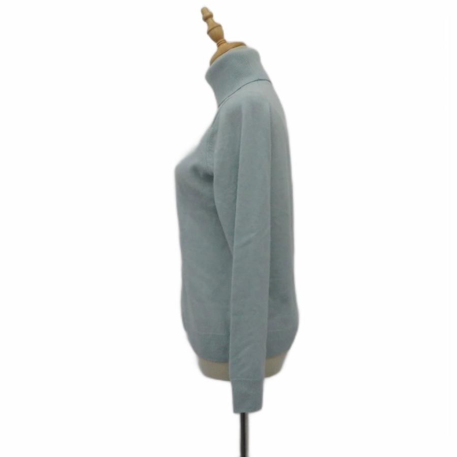 ユニクロ（UNIQLO） ニット セーター カシミヤ M 水色 ライトブルー