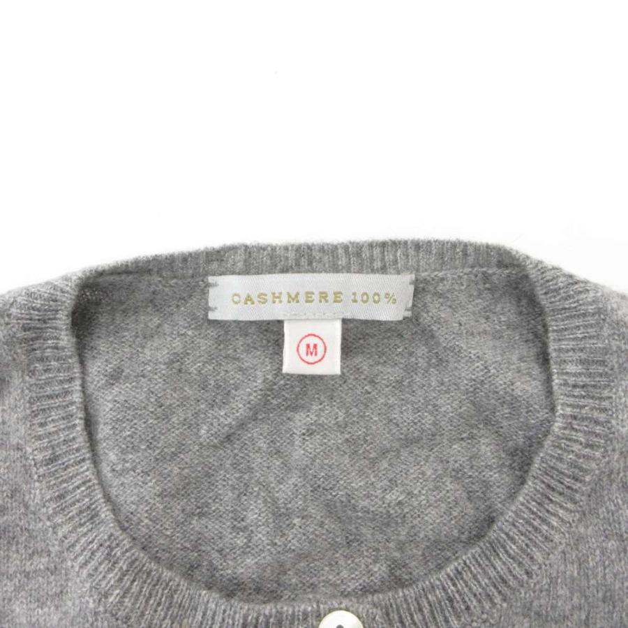 ユニクロ（UNIQLO） カシミヤ カーディガン ニット 長袖 M グレー /GV