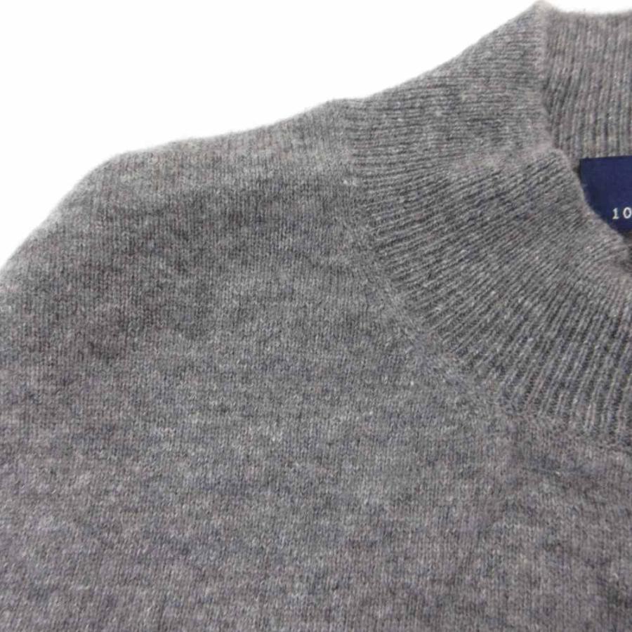 ゴビ GOBI カシミヤ リブニット セーター 長袖 モックネック プルオーバー M グレー /GV ■GY60 レディース |  | 06