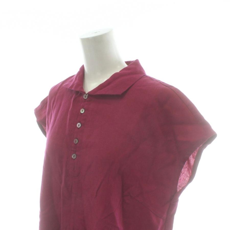 未使用品 パラスパレス Pallas Palace タグ付き ワンピース 麻 リネン