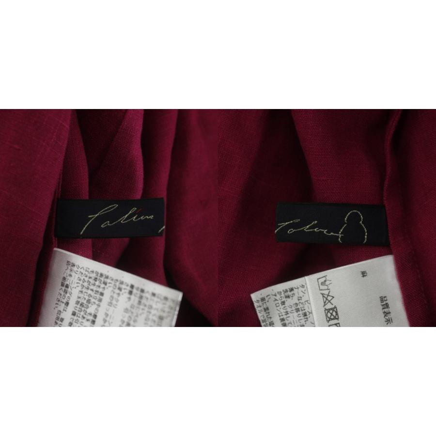 未使用品 パラスパレス Pallas Palace タグ付き ワンピース 麻 リネン