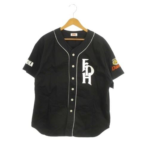 FDH 福岡ダイエーホークス レプリカユニフォーム シャツ 野球 黒