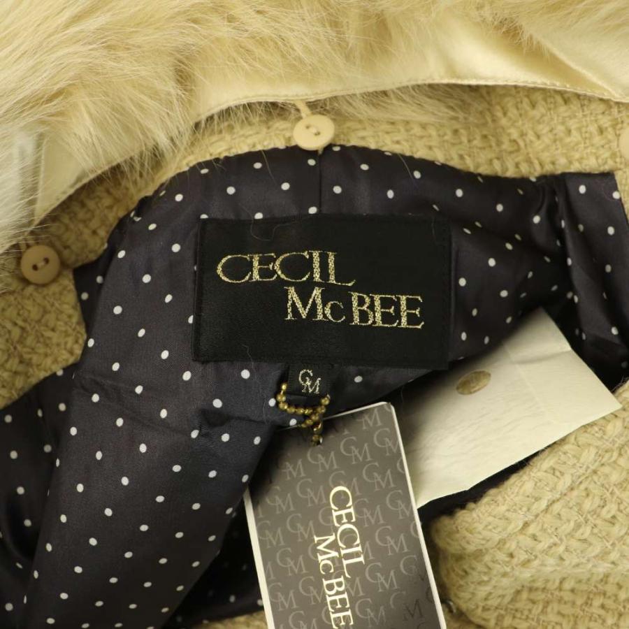 CECIL McBEE（セシルマクビー） 未使用品 コート ウール混 M ベージュ 
