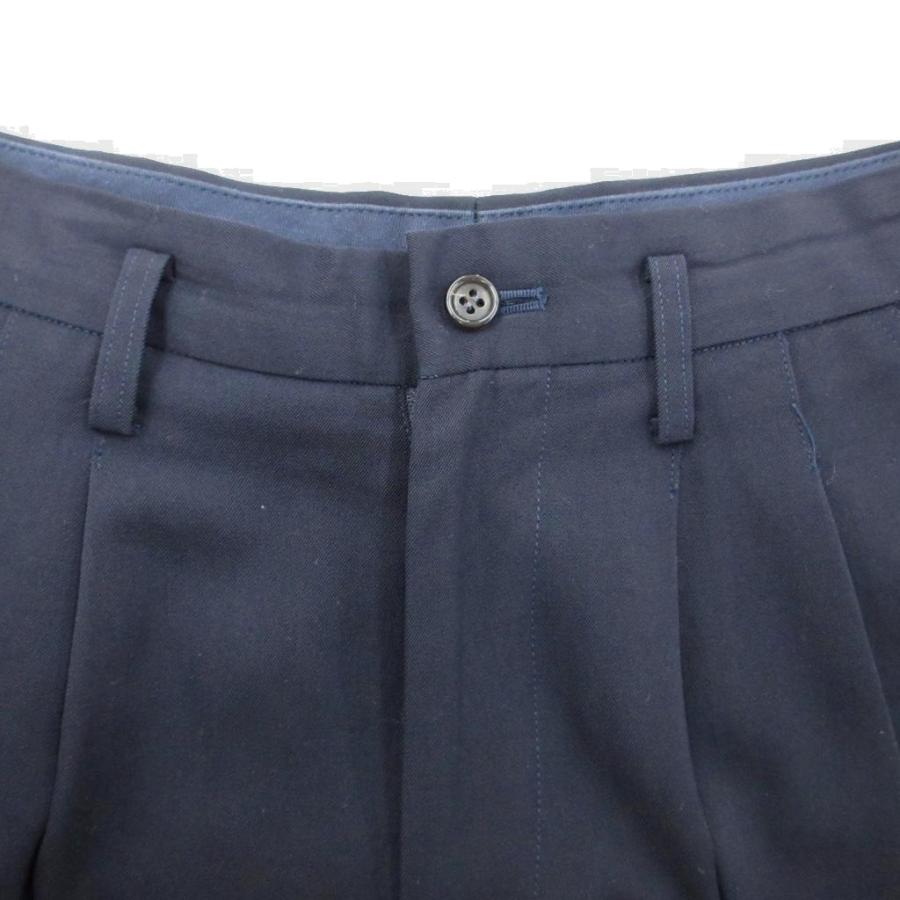 コムデギャルソン COMME des GARCONS キュロットパンツ ショートパンツ 短パン M 紺 ネイビー ロールアップ GP-11002M レディース_2