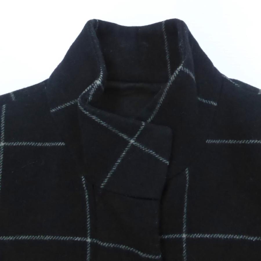 EMPORIO ARMANI エンポリオアルマーニ コート ウール カシミヤ混 42 紺