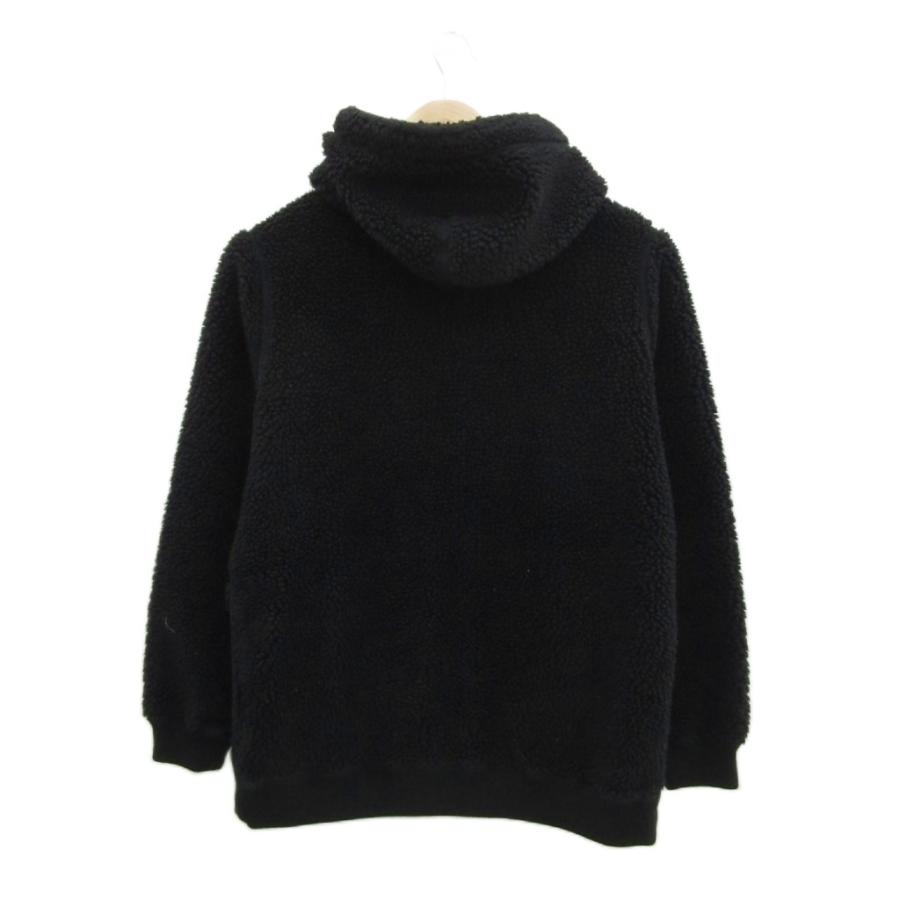ジムフレックス Gymphlex ボアフリースジャケット 上着 ミドル丈 14 黒 