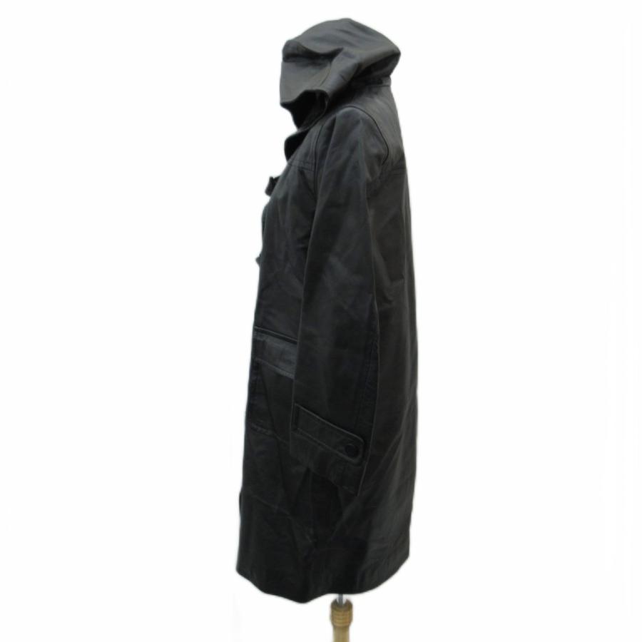 オットー OTTO コレクション collection レザーダッフルコート L 黒