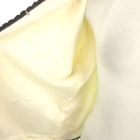 ハナエモリ HANAE MORI ニットジャケット フラワーモチーフ装飾 