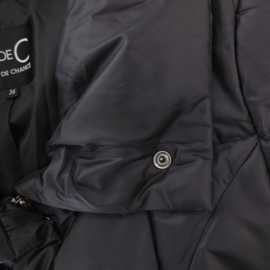 クードシャンス CdeC COUP DE CHANCE ダウンコート 比翼 ロング丈 36 