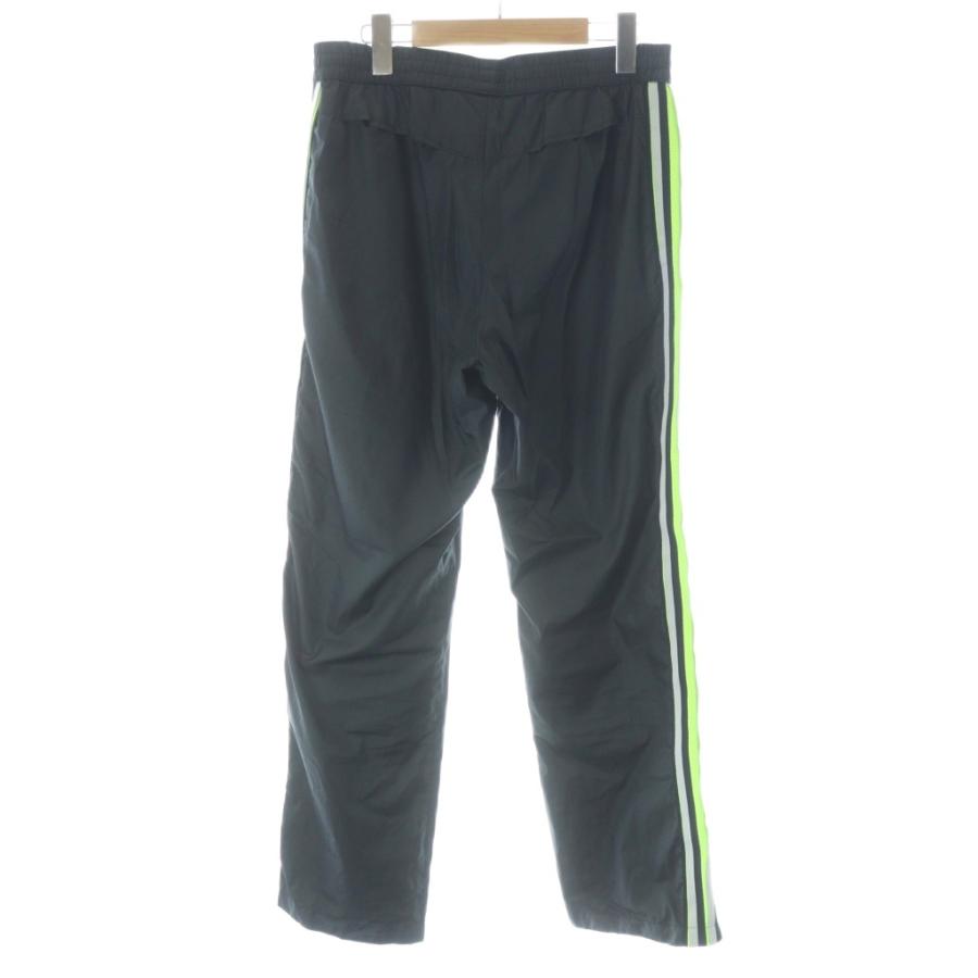 adidas（アディダス） ジャージ パンツ S 黒 ブラック 緑 グリーン