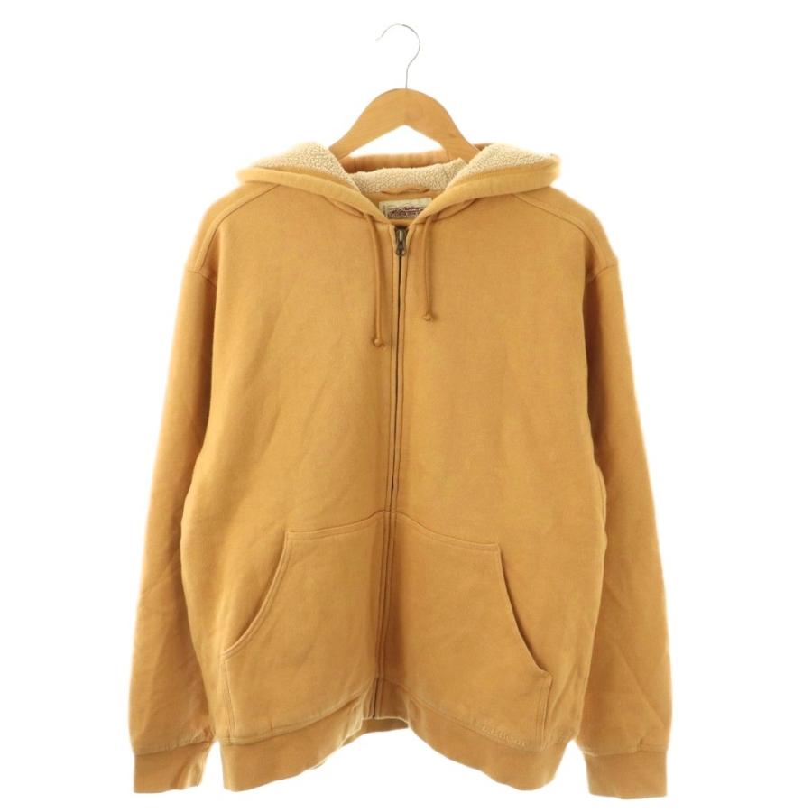 エルエルビーン L.L.BEAN ジップアップパーカー 裏ボア M イエロー 