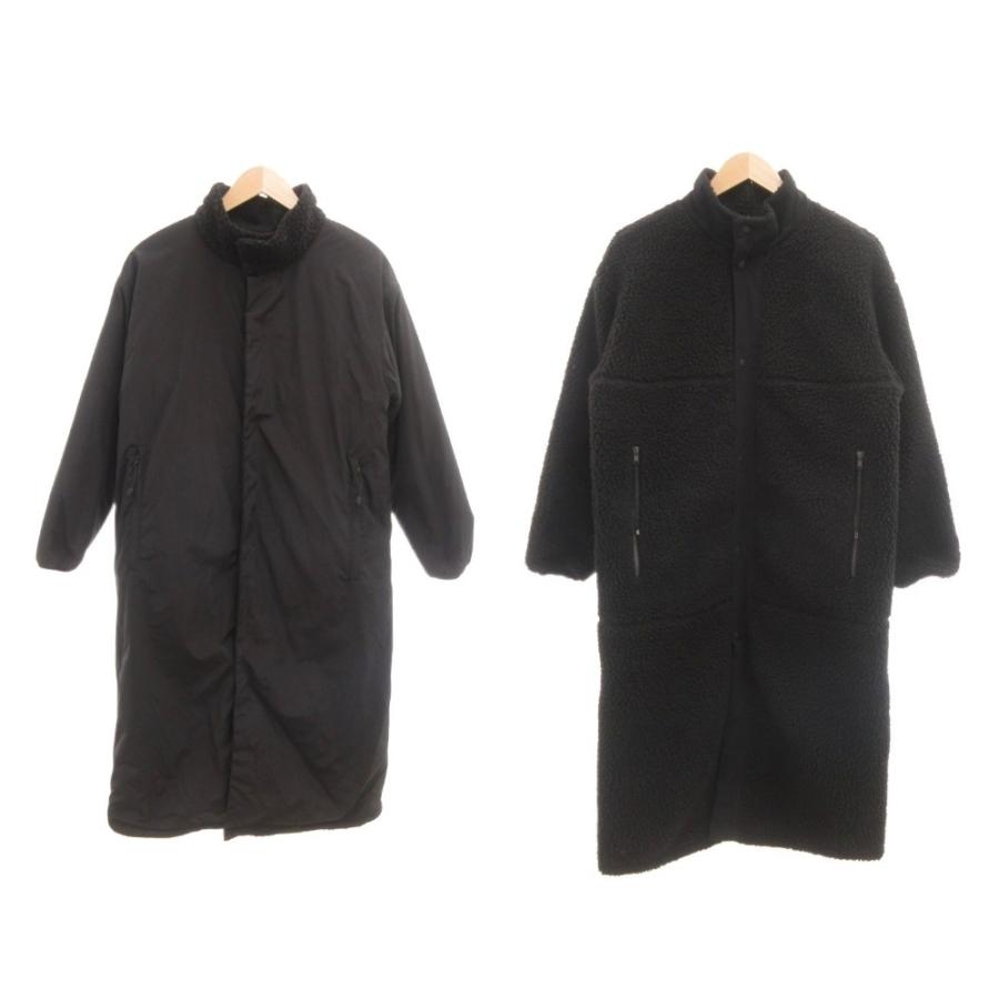 アンシェヌマン Enchainement 美品 ロングコート リバーシブル ボア F 