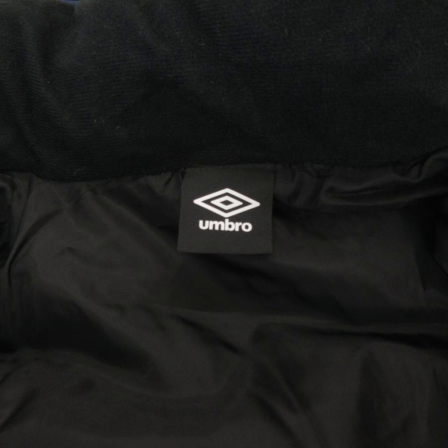 アンブロ UMBRO 美品 ロングダウンコート ベンチコート フード付き M