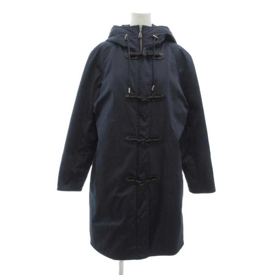 ダーマコレクション●美品●ウール100% ロングダッフルコート 牛革トグル釦 M 美品】ダーマコレクション ウール100% ダッフルコート 牛革トグル釦 M