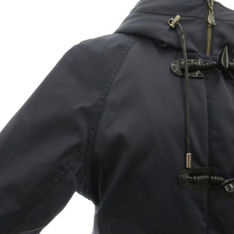 ダーマコレクション●美品●ウール100% ロングダッフルコート 牛革トグル釦 M 美品】ダーマコレクション ウール100% ダッフルコート 牛革トグル釦 M
