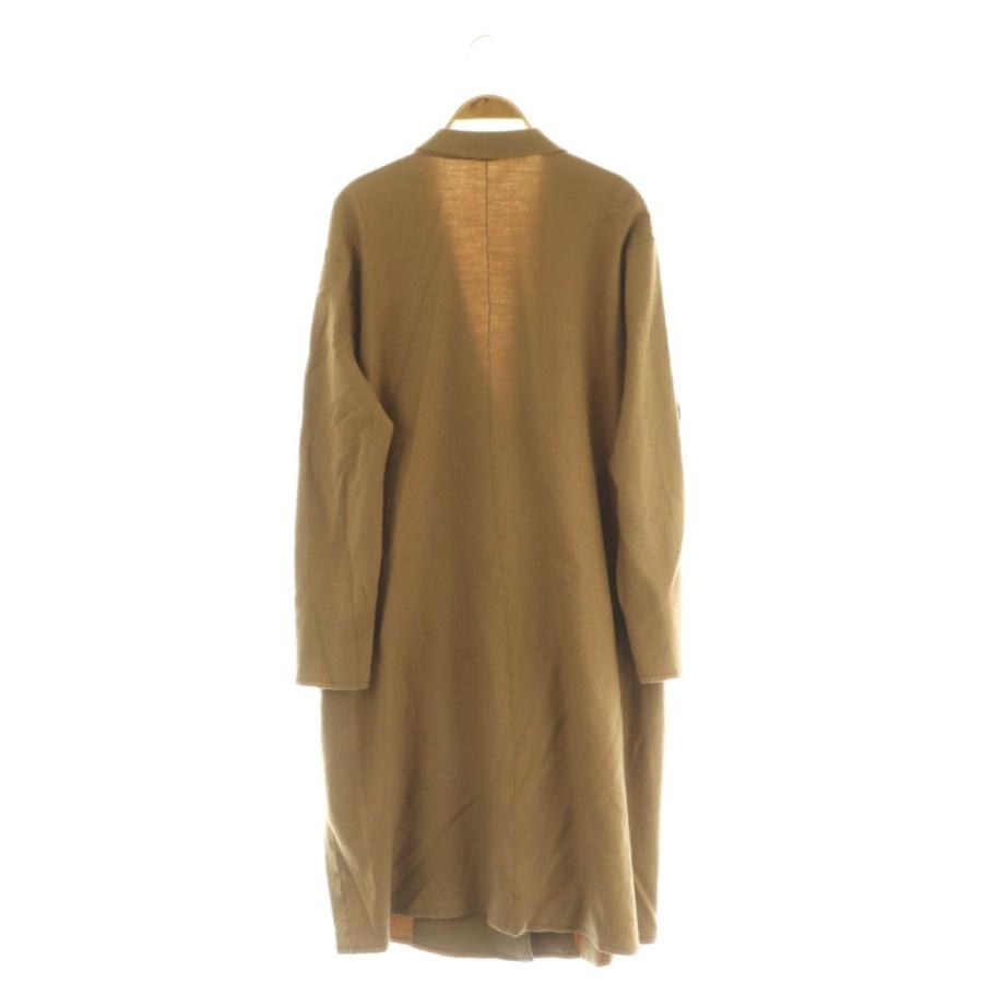 MUSE Deuxieme classe ウールスタンドカラーコート ブラウン DEUXIEME 