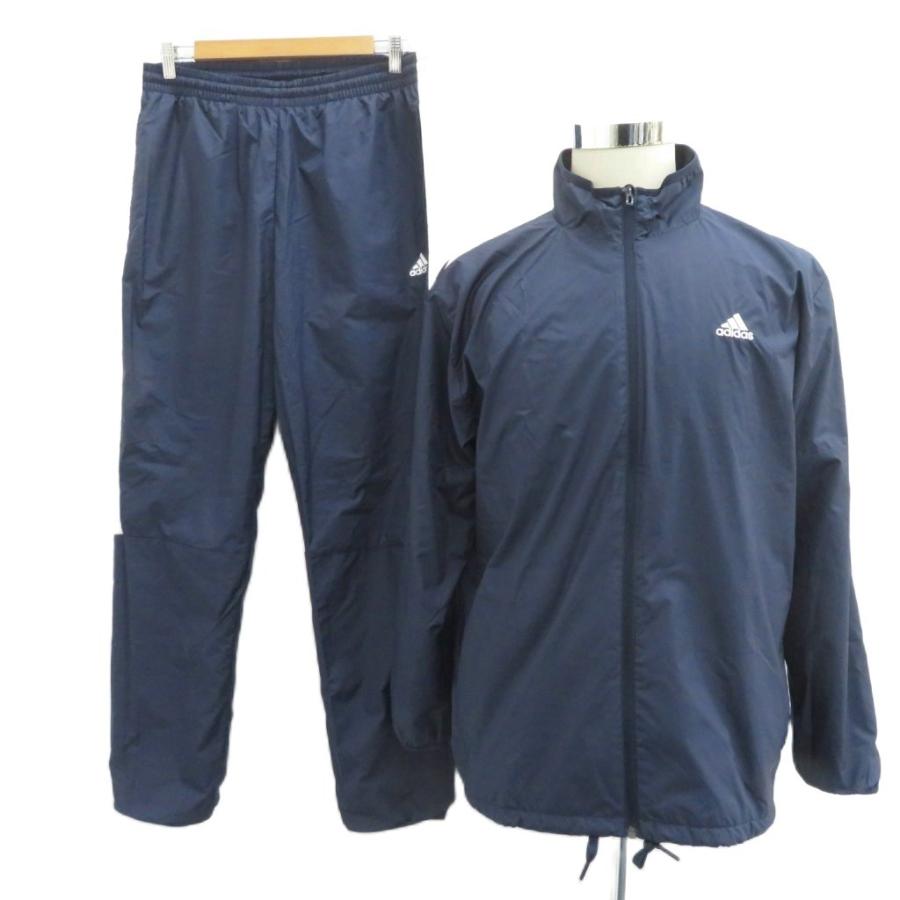 adidas（アディダス） スポーツウエア ジャージ セットアップ XO 紺 裏
