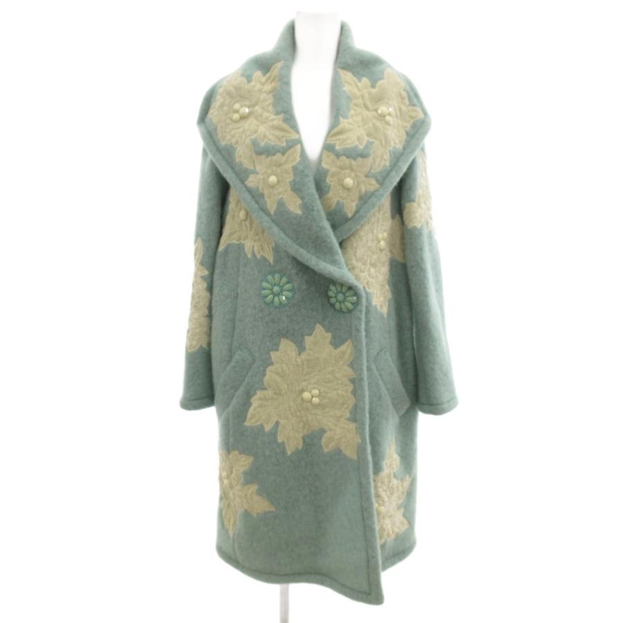 NOKO OHNO チュニックジャケット ドット 花 38　美品　M ノコオーノ 美品 NOKO OHNO チュニックジャケット ドット 花 38 美品 M