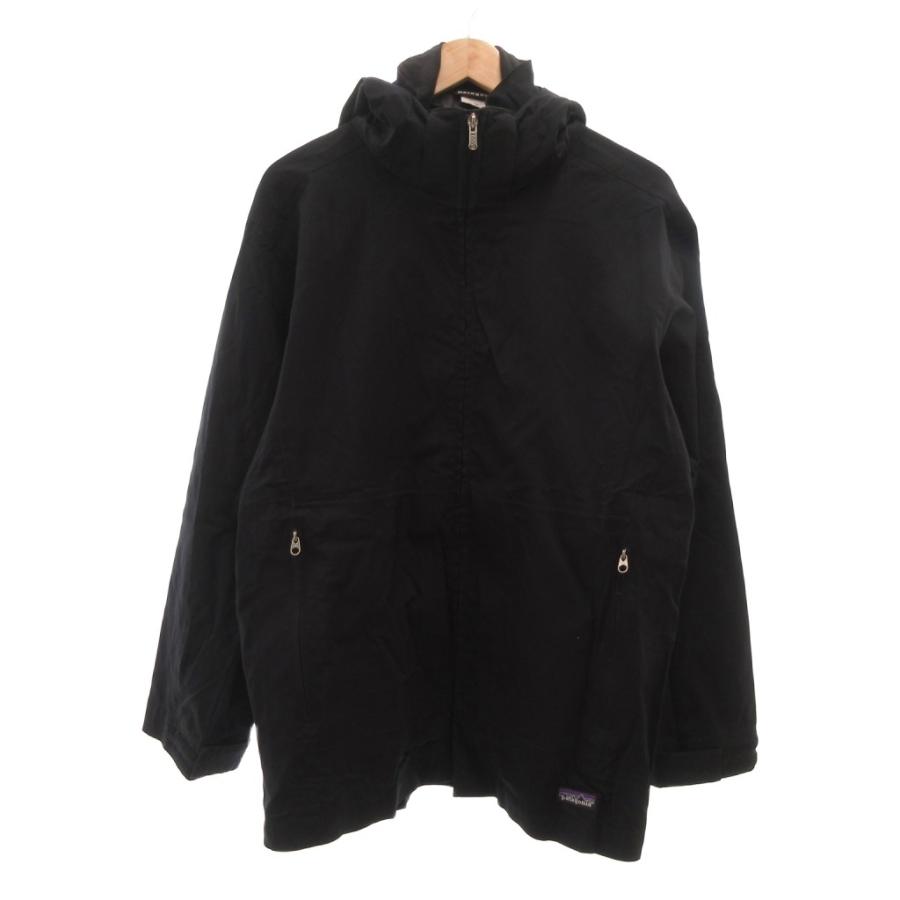 patagonia ブラック フード付きジャケット パタゴニア Patagonia サンダーシェルナイロンジャケット マウンテン