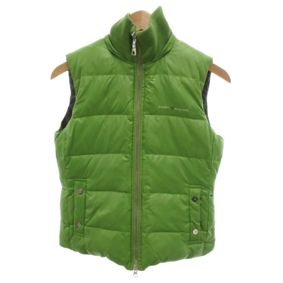 TOMMY HILFIGER（トミー・ヒルフィガー） 美品 ダウンベスト 緑 