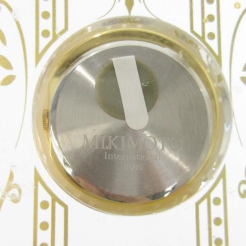 MIKIMOTO（ミキモト） 置時計 家具 インテリア クリア ゴールドカラー