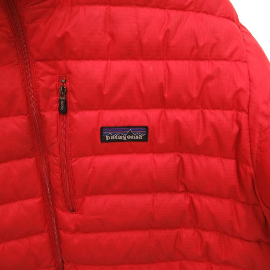 パタゴニア Patagonia ダウンジャケット ブルゾン M 赤 レッド 無地