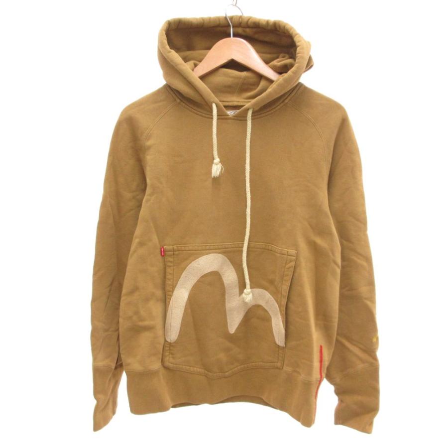 EVISU（エヴィス） トレーナー スウェットパーカー ロゴ 38 マスタード