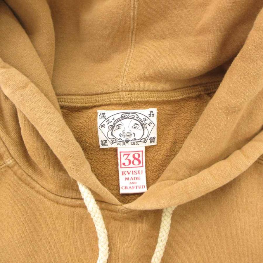EVISU（エヴィス） トレーナー スウェットパーカー ロゴ 38 マスタード