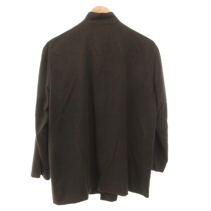 MIYAKE DESIGN STUDIO スタンドカラー コート M カーキ スタンドカラー