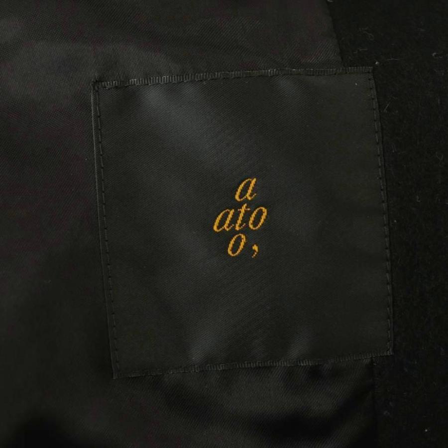ATO（アトウ） ロングコート フード 46 黒 /SY □OS メンズ : ブランド